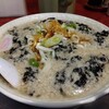 長井マラソンその④。念願の「鬼油」。ラーメン処「潤」宮内店でのり中華大盛鬼油。朝食バイキングの数時間後に驚愕の量の油を摂取。