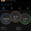 3月14〜16日のRUN記録。3日連続で23kmJOG。