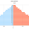 1965年～1980年の日本の人口ピラミッド