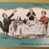 フランス語の慣用表現「皿の中に足を入れる⇒無作法な言動をする」