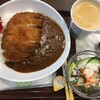 カツカレー870円、ホットブレンド280円。 (@ アーバングローブカフェ in 豊島区, 東京都) 