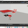 【blender3.1】ダイナーなイス／テーブル／カウンターチェア編【ダイナー家具シリーズ】