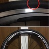ロードバイクのタイヤの回転方向が・・・