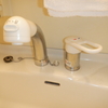 ﾊﾟﾅｿﾆｯｸ（松下電工）洗面洗髪ｼｬﾜｰ水栓　CQ913B　（ｼｬﾜｰﾎｰｽ水漏れ）　水栓本体交換　→　KVK　KM8007　へ　