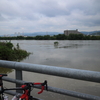 烏丸半島サイクリング　雨に降られた。