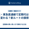 相鉄・東急直通線で定期代はどう変わる？新ルートの損得