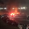 夜だるま速報/岐阜県大垣市墨俣町 墨俣一夜城址公園駐車場から火の手あがる車両火災