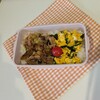 朝10分で作る簡単のっけ弁＆おにぎり弁当｜中学生女子の部活弁当