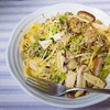 今日のランチパスタ『きのことおじゃこの和風パスタ』