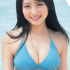 STU48石田千穂の推定Cカップ美巨乳水着画像