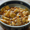 今日の食べ物　麻婆丼