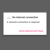 "No Internet Connection Dialog" in Android