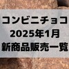 コンビニチョコの新商品、2025年1月の市販チョコレート新作 発売一覧！【コンオイジャ】