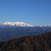 白山の冠雪