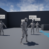 3Dウィジェットで作ったボタンを押す