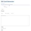 Open Graphから静的なHTMLカードを生成するアプリを作りました