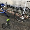 朝の自転車通勤中にパンク！朝は3回目です