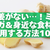 生姜がない…そんな日に助かる！ミョウガ＆身近な食材で代用する方法10選