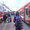 ⑧南イタリアとローマ6泊8日の旅　バーリ駅からプルマンに乗車しナポリへ