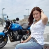 ガール with ホンダ  CB400SF