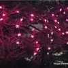 桜の花のLEDが付いたソーラーライトがかわいい！イルミネーションを楽しめます〜