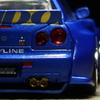 【ミニカーレビュー】  Mini GT x KAIDO★HOUSE - Nissan Skyline GT-R Kaido Works Shinjuku V2 (R34/Blue)