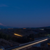 環状道路上からの朝景