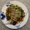 切り餅1個でお好み焼きもどき