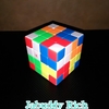 ルービックキューブで模様を作りました！　Rubik's Cube art design