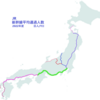 線路は続く５４　ＪＲ各路線２０２２年度通過人員の地図