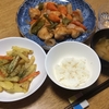 酢鶏とじゃがいもきんぴら