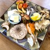 キノコシーズン本格スタート、本日の囲炉裏BBQ
