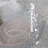 雨をついてパトロール