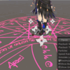 VRChatでゲーミング魔法陣を出す