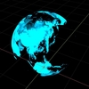Blender 277日目。「ホログラフィックな地球のモデリング」その1。