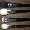 Eigshow Beauty Luxe Series 12PCS Classic Makeup Brush Kit Bright Silver and Option Brushes