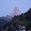 初めてのスイス（10）朝焼けのマッターホルン（モルゲンロート）