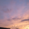 秋らしい夕空