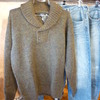 この糸がポイントです！Harriss Pullover Shawlcollar Knit