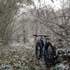 surly アイスクリームトラックで雪道ツーリング