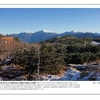 山の自然学カレンダー2023　11月・11月初旬．南アルプス南部光岳より俯瞰する聖岳への稜線