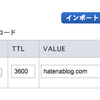 はてなブログProにして、独自ドメインを使う場合のレコード設定byお名前ドットコム
