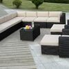 SALE Genuine Ohana Outdoor Patio Sofa Sectional Wicker Furniture 12pc Couch Set