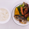 ひさしぶりの味、アジの唐揚げ