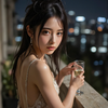 【息をのむ絶景】黄昏時の屋上、都会に佇むAI美女を生成するプロンプト【コピペOK】