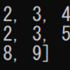 Python 2つのリストから共通でない要素を抽出してリスト化する