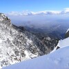 御在所　雪の本谷を青空の下で楽しむ　2011.01.30