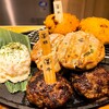 【挽肉屋神徳@東銀座】肉や魚など好きな種類の挽肉をハンバーグやメンチにできる定食【神特定食1.5人前】
