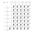 ドットマトリックスLED LTP-305を動かしてみた