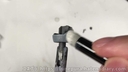 【製作記録】U-35 ACRYLICSのチタニウムホワイトでドライブラシ | HG 1/144 ガンダムエアリアル